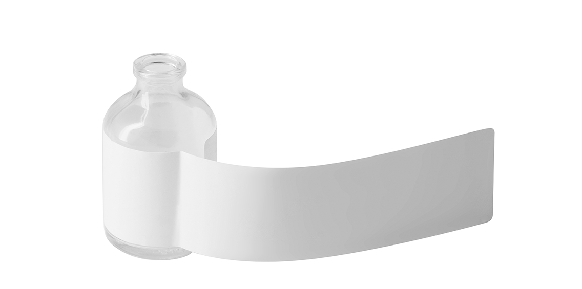 multi-page flag label