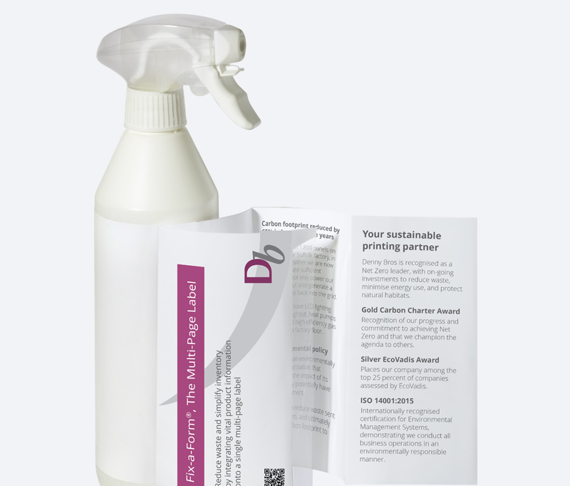 Leaflet label