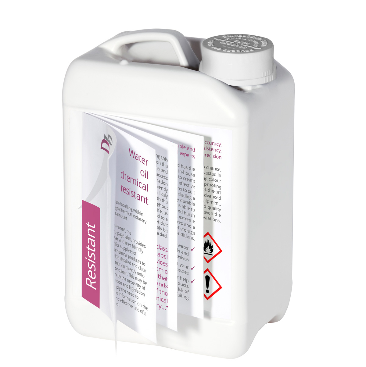 Multi-page automotive labels